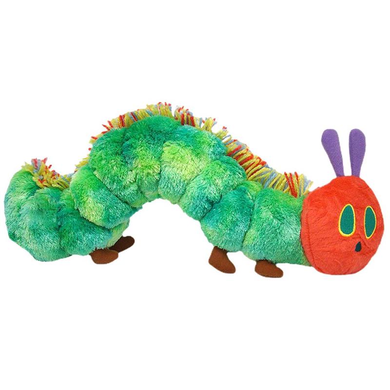 Kids Toys Very - 22 ซม.Caterpillar ของเล่นผ้าฝ้ายสีเขียว Caterpillar ตุ๊กตาสัตว์ตุ๊กตาน่ารักหิวมากของขวัญสร้างสรรค์สําหรับเด็กตกแต่งบ้าน