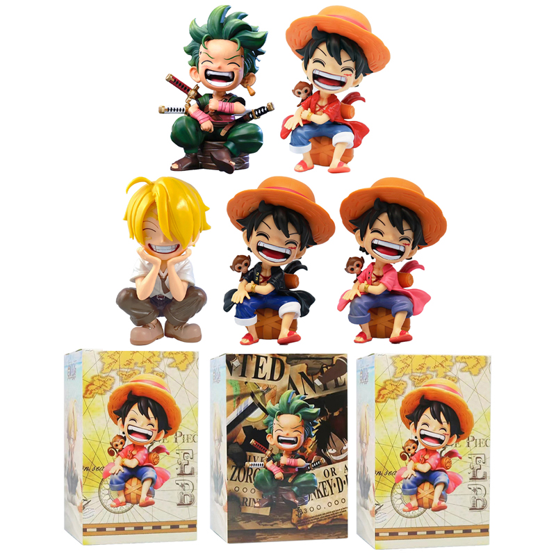 Sandbox Play Set - อะนิเมะชุดใหม่ ONE PIECE Luffy Solon Sanji
