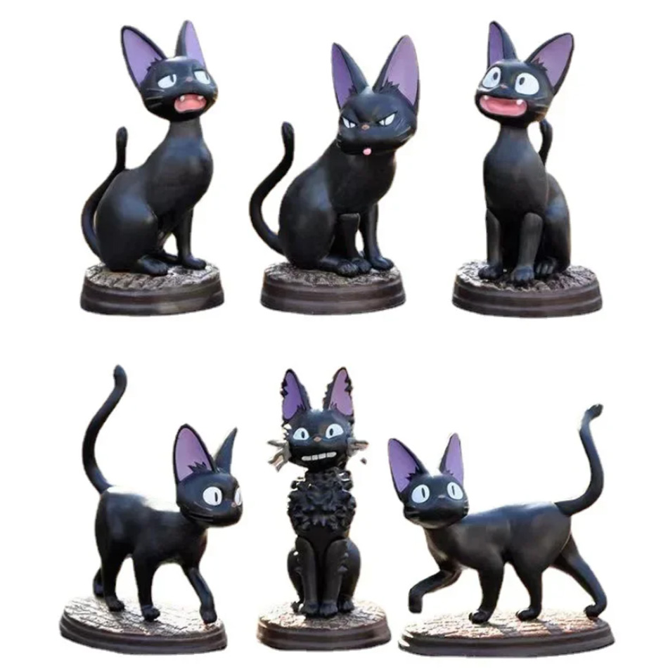 6 ชิ้น/เซ็ตการ์ตูนแมวดํา Jiji  - Kids Toys Jiji บทวิจารณ์และราคา
