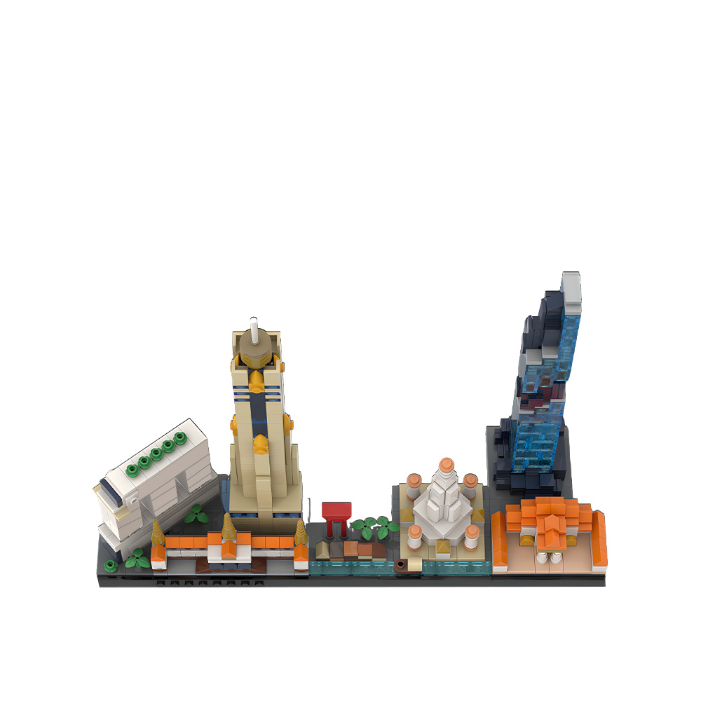 MOC บังคับบูร์กิงค์ สกายไลน์ บ - Kids Toys Bangkok บทวิจารณ์และราคา