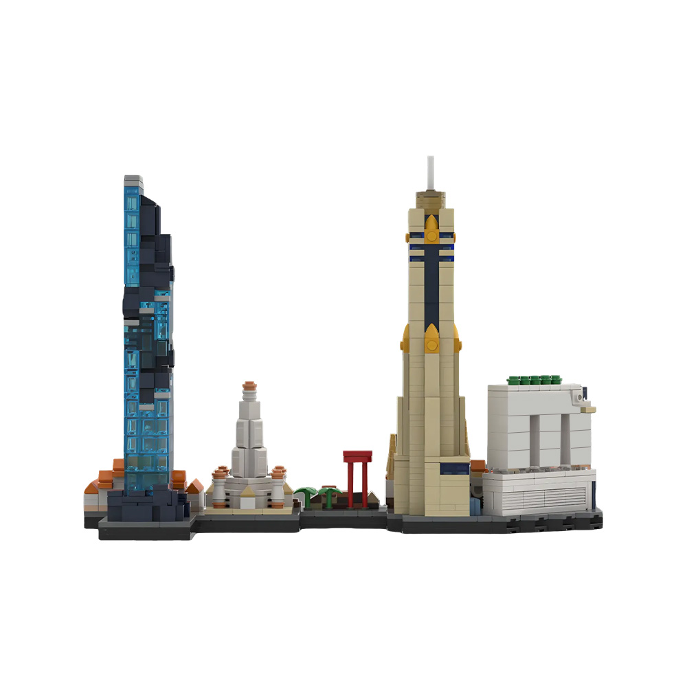 MOC บังคับบูร์กิงค์ สกายไลน์ บ - Kids Toys Bangkok บทวิจารณ์และราคา