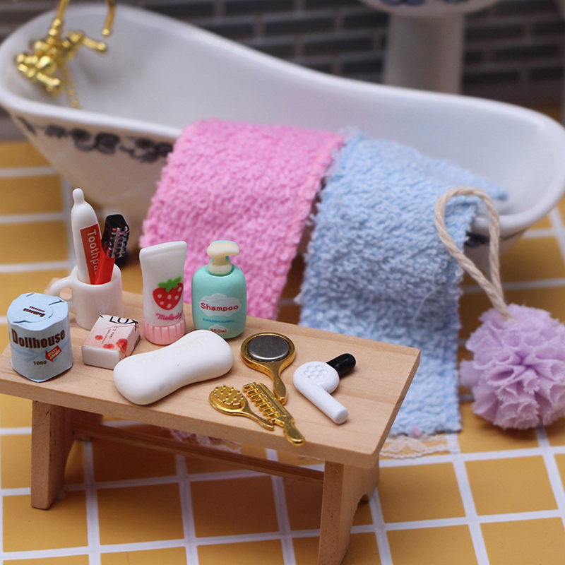 ชุดอุปกรณ์ห้องน้ำจิ๋วสำหรับบ้า - Kids Toys Kit บทวิจารณ์และราคา