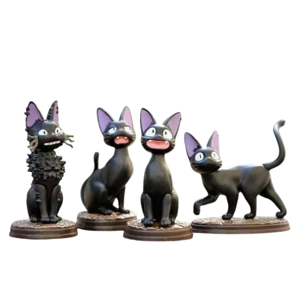 6 ชิ้น/เซ็ตการ์ตูนแมวดํา Jiji  - Kids Toys Jiji บทวิจารณ์และราคา