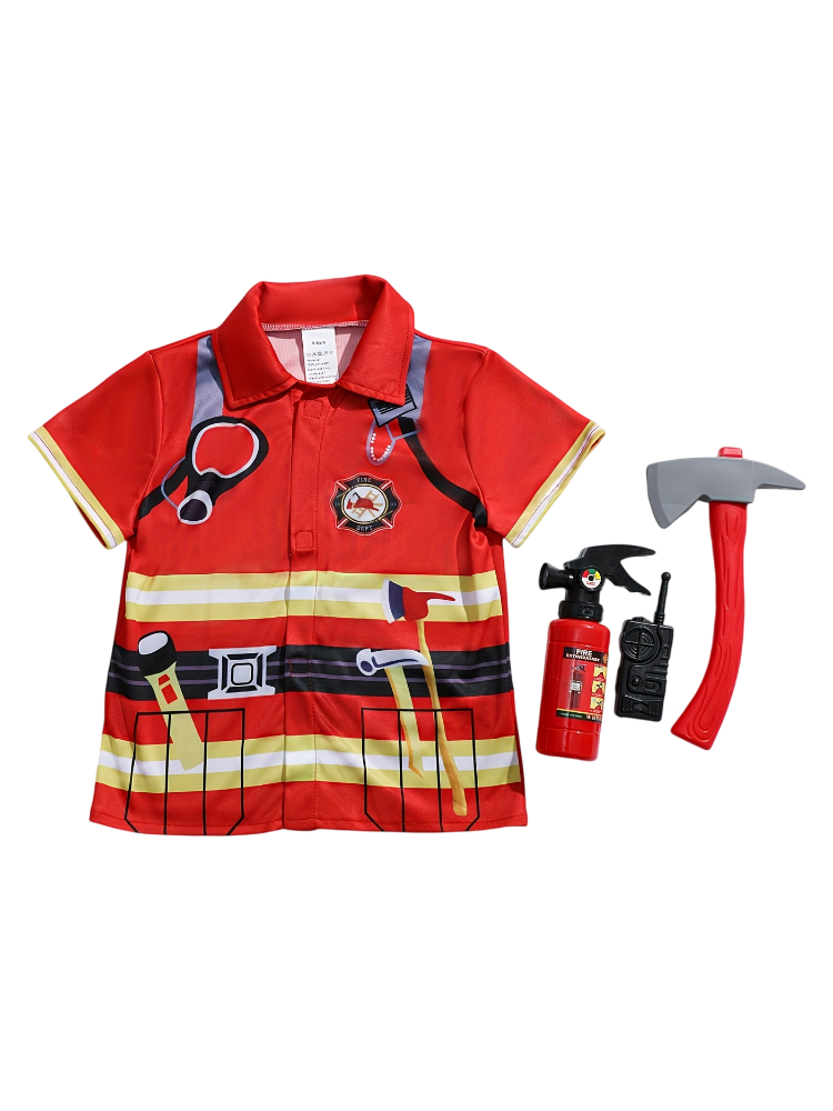 เสื้อเด็กสไตล์นักดับเพลิงพร้อม - Kids Toys Kit บทวิจารณ์และราคา