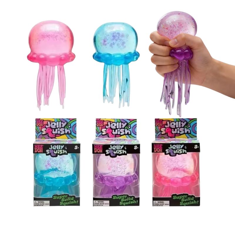 ของเล่นบีบสควิชชี่รูปแมงกะพรุน - Sensory Fidget Toys บทวิจารณ์และราคา