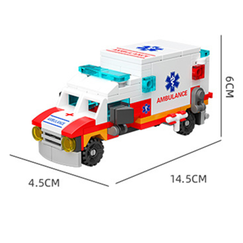 6in1 ใหม่รถพยาบาล Escort รถเฮล - Kids Toys Doctor Set บทวิจารณ์และราคา
