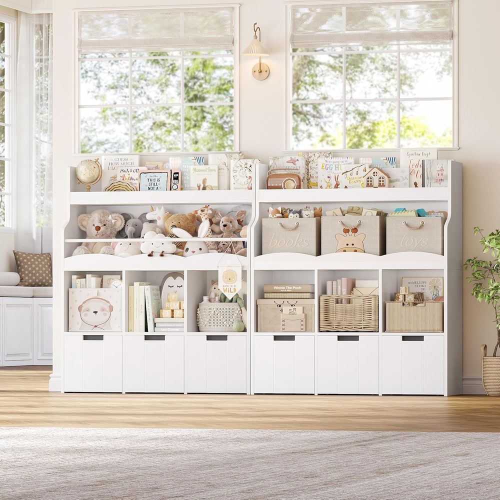ที่เก็บของเล่นเด็กพร้อมชั้นวาง - Kids' Toys บทวิจารณ์และราคา