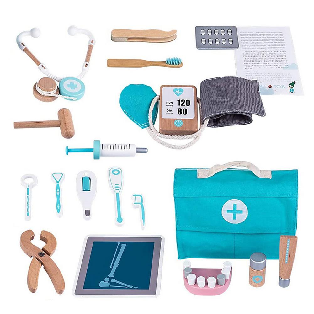 17Pcs ชุดเด็ก Doctor บทบาทเล่น - Kids Toys Doctor Set บทวิจารณ์และราคา