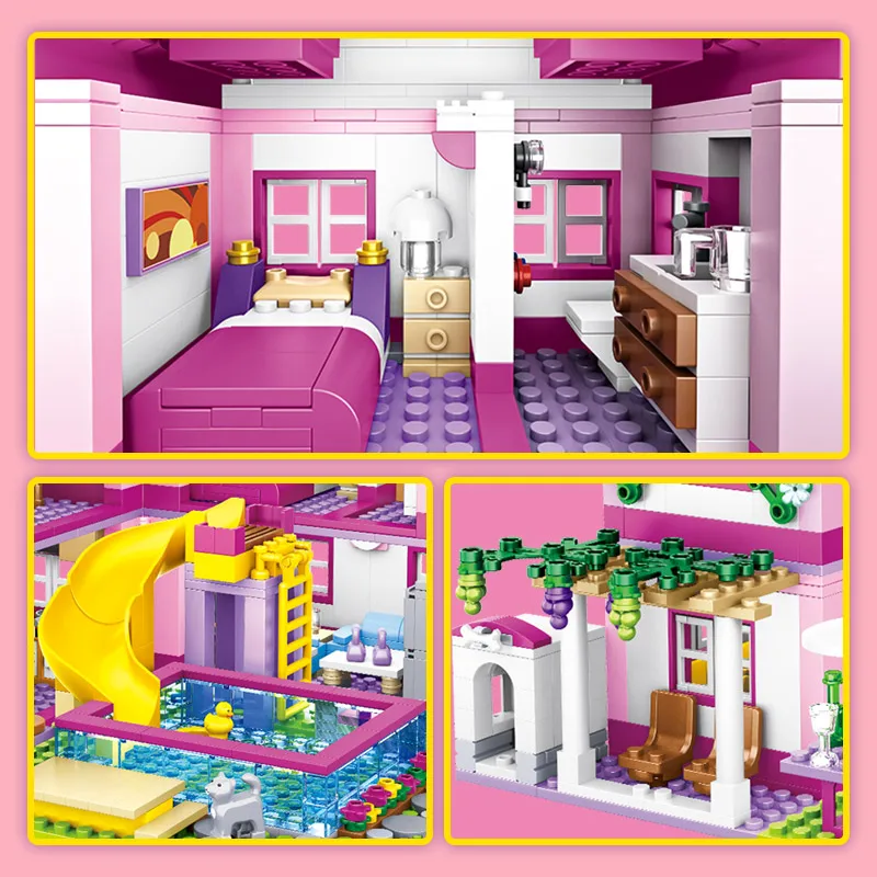 บ้านวิลล่าฤดูร้อนขนาดเมืองพร้อ - Lego Set Creator บทวิจารณ์และราคา