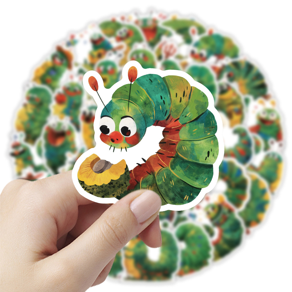 10/30/50PCS สติกเกอร์หนอนน้อยจ - Kids Toys Very บทวิจารณ์และราคา